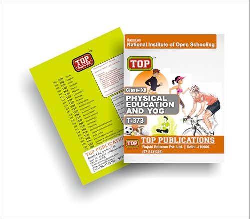 Top NIOS Physical Education And Yog (373) EM Guide Book