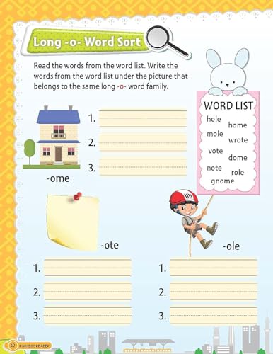 Phonics Reader 5 Books Pack for Children Age 3 -10 Years -Alphabet Sounds, A to Z, Short and Long Vowel Sounds, Word Families Short and Long Vowel Sounds, Blends and Combination Sounds, Tricky Words