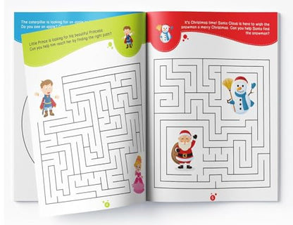 Preschool Activity Book: Maze – Fun Maze Activity Book for Kids Ages 3–5 | Easy to Follow Paths, Problem-Solving & Pencil Control | 2+ Hours of Brain-Boosting Maze Fun