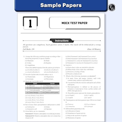 PW CUET UG Entrance Exam Books 2026 – Biology | Chapterwise & Topicwise MCQs Question Bank | Theory + Exercises | CUET UG PYQ (2025–2022) | Mock Tests | Latest NTA Pattern