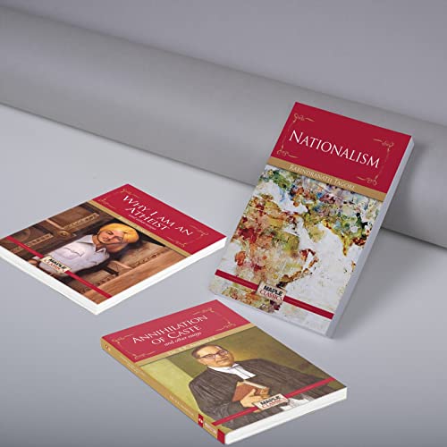 Best of Indian Independence (Set of 3 Books) - Why I am an Atheist, Annihilation of Caste and Nationalism - Bhagat Singh, BR Ambedkar, Rabindranath Tagore