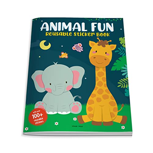 Animal Fun Reusable Sticker Book book cover