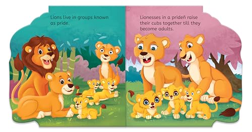 Animals - Shaped Books - Pack of 5