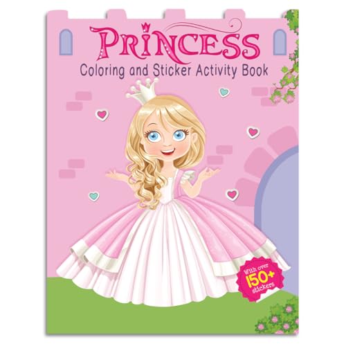 Princesses - Coloring and Sticker Activity Book (With 150+ Stickers)