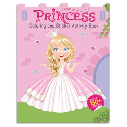 Princesses - Coloring and Sticker Activity Book (With 150+ Stickers)