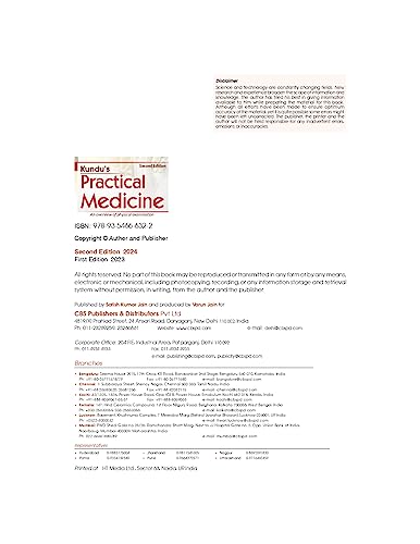 Kundus Practical Medicine An Overview Of Physical Examination 2Ed (Pb 2024)