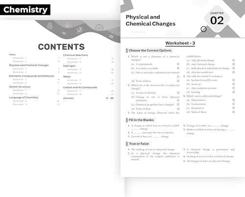 Gurukul by Oswal Chapterwise Worksheets ICSE Class 8 Bundles (Set of 6) Exam 2026 : Physics, Chemistry, Maths, Biology, History & Civics, Geography, Practice Qs, Case Studies, Chapter Assessment