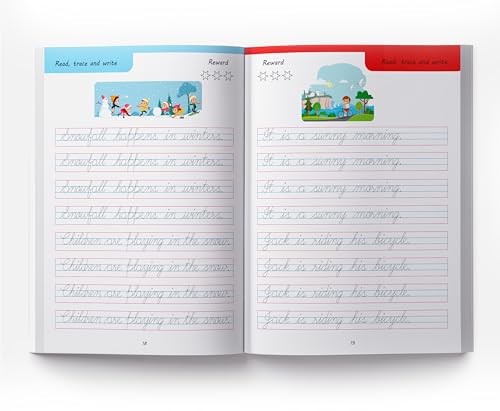 Cursive Handwriting for Kids: Sentence Workbook (Ages 6–10) | Bestseller for Fluent Handwriting | Improve Fluency, Spacing, Style & Confidence | #1 Bestseller in Handwriting | Top-Rated Cursive Workbook
