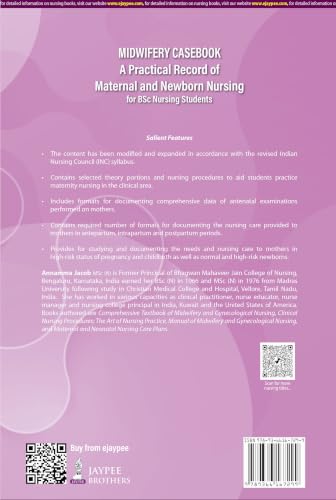 Midwifery Casebook, 9/E for BSc Nursing 6th and 7th Semesters | A Practical Record of Maternal and Newborn Nursing with 90 Antenatal, Intranatal, Postnatal and High-Risk Case Formats: 1