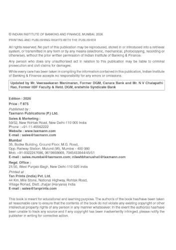 IIBF X Taxmann's Treasury & Investment Management – Amended & Updated | End-to-end Guide to Modern Bank Treasury that Serves as Both an Exam Text & a Professional Desk Reference
