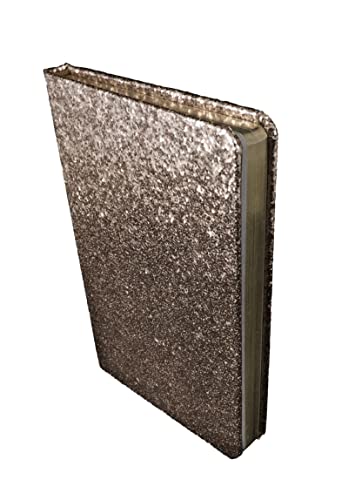CHUNKY ROSE GOLD GLITTER JOURNAL book cover