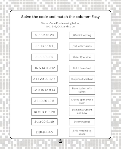 Brain Games for Creative Minds - Ultimate Puzzles for Adults - Level-1 & 2 - Sudoku, Kakuro, Crosswords, Word Search, Mazes, Logic & Number Games, Mind Relaxing Games for Adults