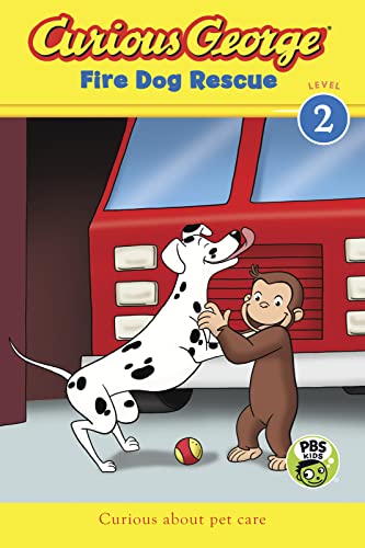 CURIOUS GEORGE FIRE DOG RESCUE (CGTV READER) book cover