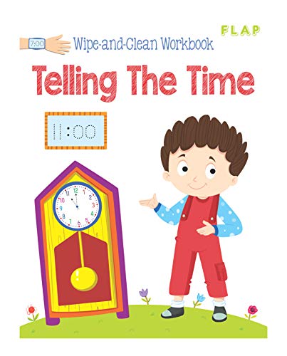 FLAP “ WIPE N CLEAN BOOKS - TELLING TIME book cover