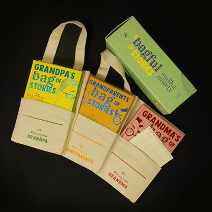 A Bagful of Stories: A Gift Edition Boxset of Grandma’s, Grandpa’s and Grandparents’ Bag of Stories by Sudha Murty