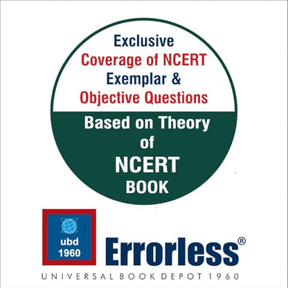 UBD1960 Errorless Physics for NEET as per NMC (Paperback+Smart E-book)Updated New Edition 2027 (2 volumes) Original Errorless Self Scorer Book with Trademark Certificate