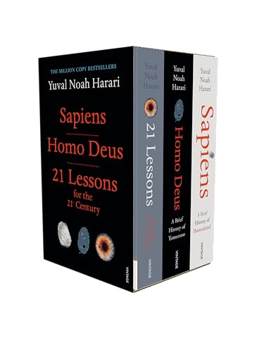 Yuval Noah Harari Box Set: Includes Sapiens, Homo Deus & 21 Lessons for the 21st Century | Bestselling Nonfiction on Human Evolution, World History, Civilization & the Future