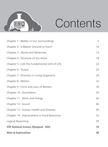 MTG International Science Olympiad (ISO) Workbook Class 9 - Chapter-wise MCQs, Quick Recap with Achievers Section - SOF Olympiad Books For 2026-27 Exam