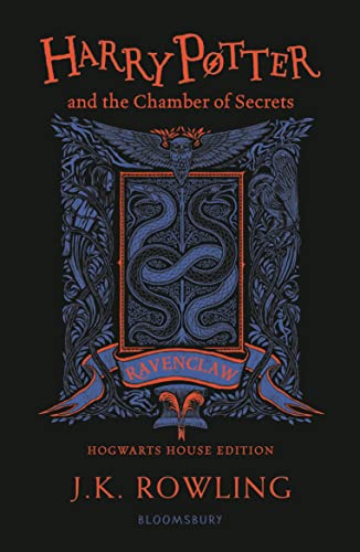 Harry Potter and the Chamber of Secrets –( Blue ) Ravenclaw Edition book cover