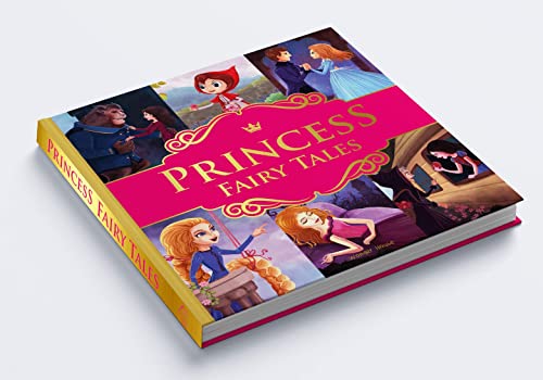 Princess Fairy Tales: Ten Traditional Fairy Tales For Children (Abridged and Retold With Large Font For Easy Reading) 8 Inches X 8 Inches - Hardback