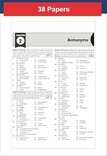 Disha 38 Previous Year CDS & CDS OTA English Topic-wise Solved Papers Phase I & II (2007 - 2025) 6th Edition | Combined Defence Services PYQs Question Bank