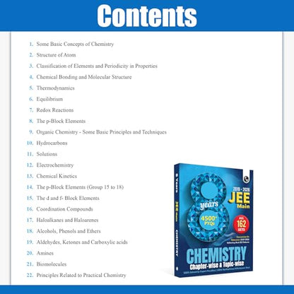 PW JEE Main 8 Years (2019 - 2026) PYQs Chemistry Chapterwise and Topicwise | All 162 Sets Previous Years Solved Papers For JEE Main 2027 Exams | Concentrate on Relevance
