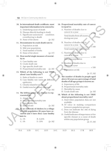 MCQS IN COMMUNITY MEDICINE