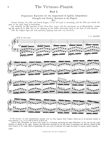 Virtuoso Pianist in 60 Exercises - Book 1