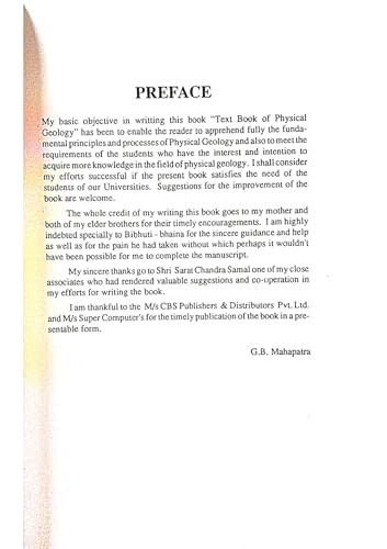 Textbook Of Physical Geology (Pb 2025)