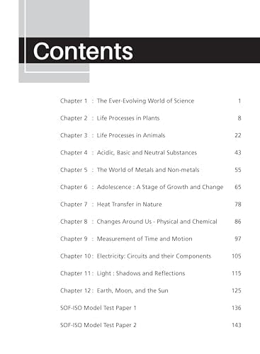 MTG Science (ISO) Olympiad Prep Guide Class 7 | Detailed Theory, Exercise with Self Test For Practice | SOF Olympiad Books For Exam 2026-27 (Useful For Level-1 & 2)