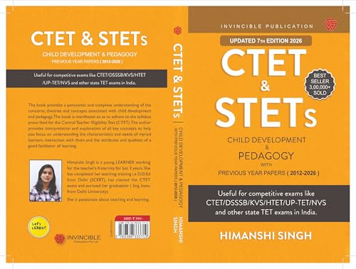 CTET & STETs Child Development and Pedagogy with Previous Year Papers (2012-26) | Himanshi Singh
