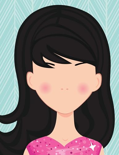 Princess Create a Face Sticker Book for Kids Ages 3-7 | Interactive Activity Book with Blank Faces to Decorate with Princess Stickers, Tiaras, Bows & ... for Girls | Imaginative Play & Creativity