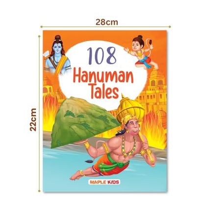 108 Hanuman Stories (Illustrated) - Story Book for Kids - English Stories for Children - Bedtime Stories - Moral Stories - Age 3+ - Read Aloud to Infants, Toddlers