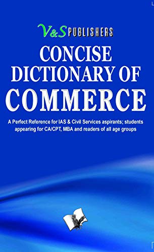 Concise Dictionary Of Commerce