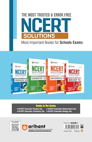 Arihant NCERT Exemplar Chemistry 12th Latest Rationalized Edition | Problems & Solutions with Exclusive Elements | Thinking Process, Concept Insight, Mistake Alert | For Exam 2026-27