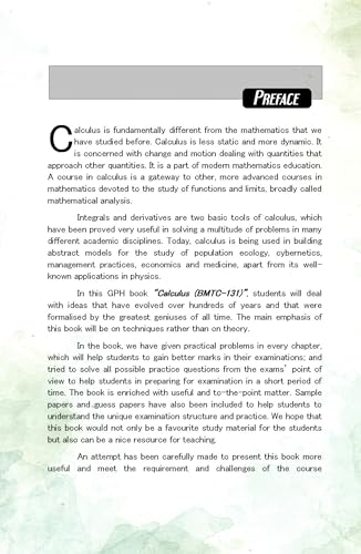 Gullybaba IGNOU BSCG 1st Sem BMTC-131 Calculus in English (Latest Edition)