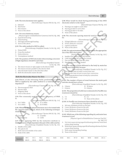MCQs for Masters in Physiotherapy (MPT) Entrance Examination, 4/E for MPT Aspirants | 3200+ MCQs with Answers and 26 Model Papers | Exercise Therapy, Electrotherapy, and Biomechanics: 1