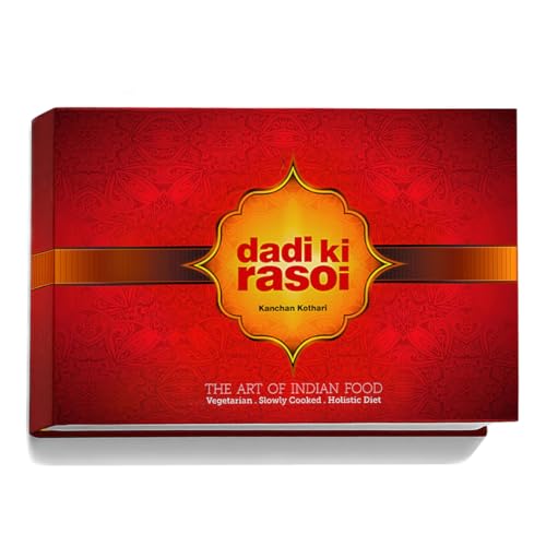 Dadi Ki Rasoi (English) | 80+ Indian Vegetarian Recipes | Colourful Food Photos | Step-by-Step Cooking Guide | Hardbound | Gifting Book | Glossy Paper | Kanchan Kothari | Patrika Publication