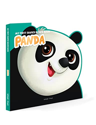 My First Shaped Board book - Panda, Die-Cut Animals, Picture Book for Children book cover