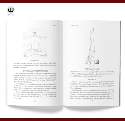 Kundalini Tantra Yoga Book in English | Om Sri Swami Sivananda Books | The Serpent Power On Chakra Healing Asana Pranayama Mudra Bandha By Spiritual Satyananda Hatha Kriya Meditation Saraswati Rajyog