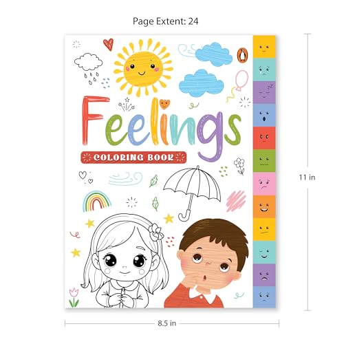 Feelings Coloring Book: Social Emotional Learning Coloring Book for Kids I Identify, Express & Manage Feelings Through Fun Activities I Ages 5+ [Select Learning]