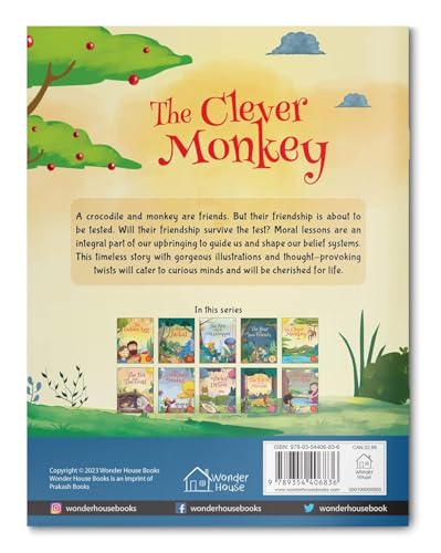 The Clever Monkey - Illustrated Moral Story for Children
