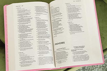 Niv, Gift and Award Bible, Leather-Look, Pink, Red Letter Edition, Comfort Print