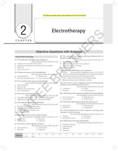 MCQs for Masters in Physiotherapy (MPT) Entrance Examination, 4/E for MPT Aspirants | 3200+ MCQs with Answers and 26 Model Papers | Exercise Therapy, Electrotherapy, and Biomechanics: 1
