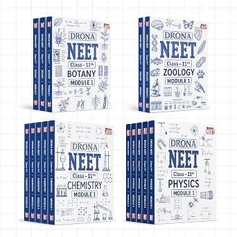 MISSION JEET DRONA NEET MODULE | Class 11 | Complete NEET Preparation Physics, Chemistry, Botany & Zoology Modules Combo Set of 15 Books