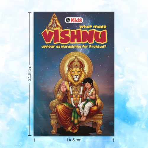 Mythology Story of Gods For Kids (Set of 5 Books) | Ganesha, Hanuman, Krishna, Rama, Bhakta Prahlad & Vishnu | Colourfully Illustrated Easy Spiritual Tales with Moral Values
