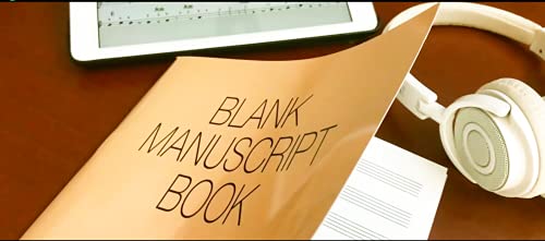 Blank Music manuscript book- 12 Stave : 32 pages (16 sheets)