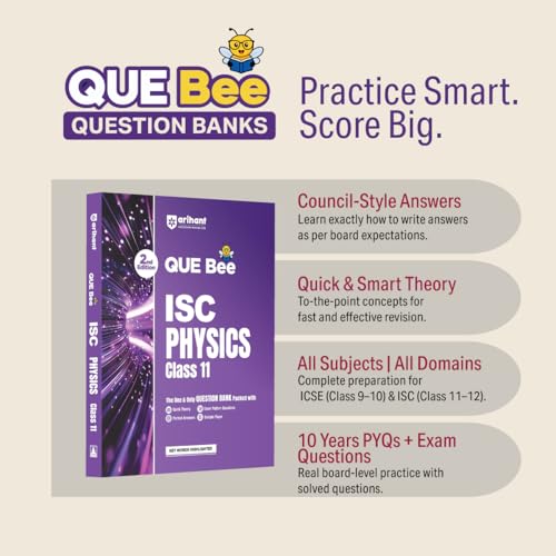 Arihant ICSE Geography Class 10 Exam 2026-27 | Quick Theory, Exam Pattern Questions & Sample Papers | As per Latest ICSE Syllabus | Que Bee 2nd Edition 2027 | Hindi Medium