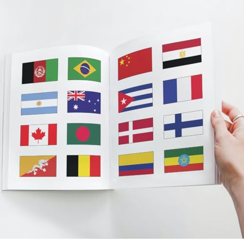 My First Sticker Book - Flags - Activity Book for Kids with 50+ Stickers - Stickers for Children - Age 3+ Years