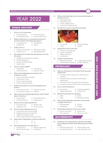 NEET MDS Previous Year Question Paper (2018-2026) Authentic NEET MDS Exam Question, Solution with Complete Explanation